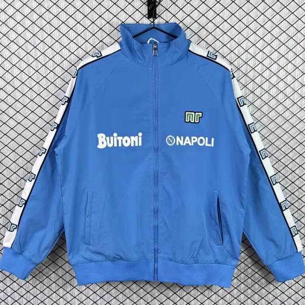 1987-1988 Napoli Buitoni Blue Retro Windbreaker