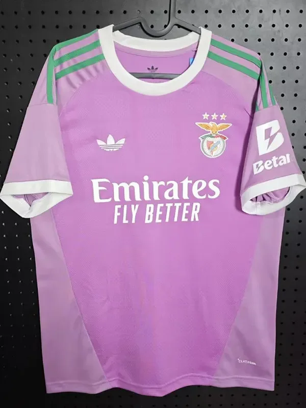 26-27 Benfica Pink Purple Goalkeeper Soccer Jersey