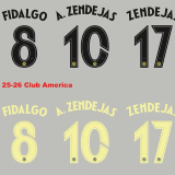 25-26 Club America Home Fans Soccer Jersey
