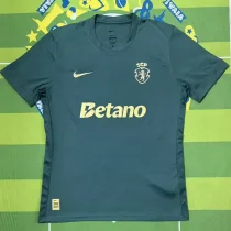 26-27 Sporting Lisbon Green 120th Anniversary Fans Soccer Jersey