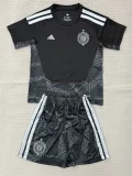 26-27 Celtic Black Goalkeeper Kids Soccer Jersey