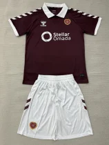 26-27 Hearts Home Kids Soccer Jersey