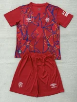 26-27 Rangers Red Goalkeeper Kids Soccer Jersey