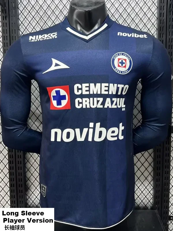 26-27 Cruz Azul Third Long Sleeve Player Version Soccer Jersey (长袖球员)