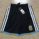 26-27 Argentina Black Shorts Pants (蓝边)