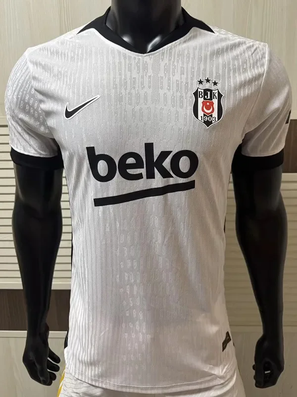 26-27 Besiktas Home Player Version Soccer Jersey