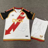 26-27 Rayo Vallecano Home Kids Soccer Jersey