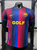 26-27 BAR GOLF Joint Home Player Version Soccer Jersey(胸前广告)