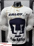 26-27 Pumas UNAM Home Long Sleeve Player Version Soccer Jersey (长袖球员)