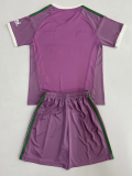 26-27 ARS Pink Purple Goalkeeper Kids Soccer Jersey