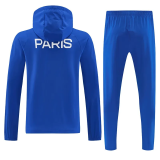 26-27 PSG Fancy blue Windbreaker Suit (Hoodie)(风衣套装)