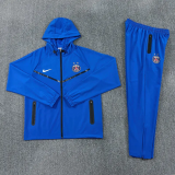 26-27 PSG Fancy blue Windbreaker Suit (Hoodie)(风衣套装)
