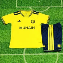 26-27 AL-Nassr Home Kids Soccer Jersey