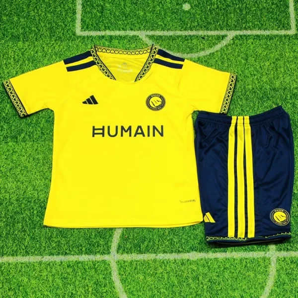 26-27 AL-Nassr Home Kids Soccer Jersey