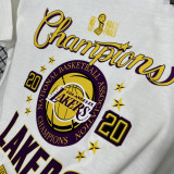 T214 Lakers White High Quality Casual T-Shirt