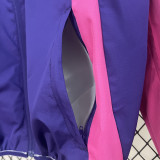 2024 Germany Purple & White Double Sided Windbreaker (双面风衣)
