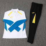 2024 JOM White Kids Half Pull Tracksuit (童装)(半拉链)