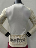 23-24 ACM Cream Color Joint Edition Long Sleeve Player Version Soccer Jersey (长袖球员)