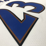 22-23 Wizards JORDAN #23 White Top Quality Hot Pressing NBA Jersey (Retro Logo)