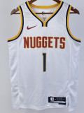 22-23 Nuggets PORTER JR. #1 White Top Quality Hot Pressing NBA Jersey
