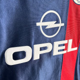 2001-2002 PSG Paris Home Long Sleeve Retro Soccer Jersey (长袖)