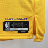 22-23 Lakers ANTHONY #7 Yellow Top Quality Hot Pressing NBA Jersey(圆领)