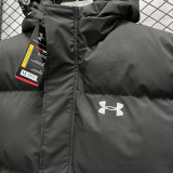 24-25 MF5 UA Black Hooded Cotton Coat #棉衣