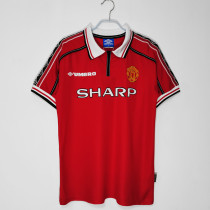 1998-1999 Man Utd Home Retro Soccer Jersey
