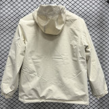 2024 TNF Velvet Thickened warm Beige Outdoor Jackets #F3 加绒冲锋衣