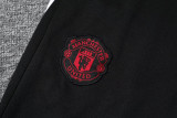 25-26 Man Utd Black Polo Tracksuit