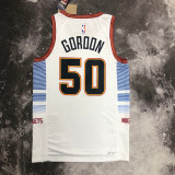 22-23 Nuggets GORDON #50 White City Edition Top Quality Hot Pressing NBA Jersey