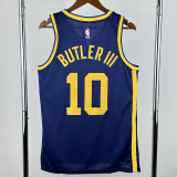 22-23 WARRIORS BUTLERIII #10 Blue Top Quality Hot Pressing NBA Jersey (Trapeze Edition) 飞人版