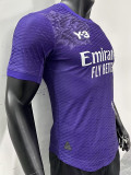 23-24 RMA Y-3 Purple Player Version Soccer Jersey