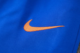 24-25 Netherlands Fancy Blue Half Pull Tracksuit (半拉链)