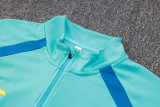 2024 JOM Light blue Half Pull Tracksuit (半拉链)