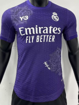 23-24 RMA Y-3 Purple Player Version Soccer Jersey