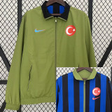 24-25 Turkey Green & Blue Double Sided Windbreaker (双面风衣)