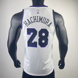 22-23 LAKERS HACHIMURA #28 White City Edition Top Quality Hot Pressing NBA Jersey