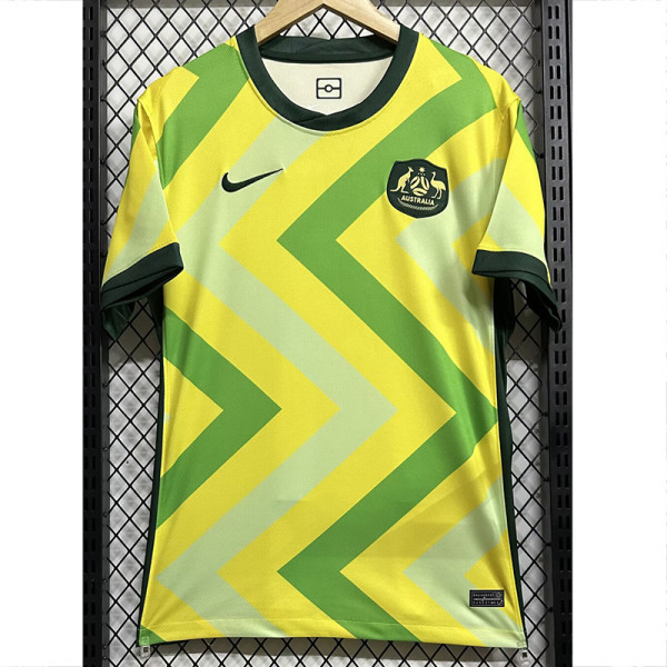 25-26 Australia Home Fans Soccer Jersey