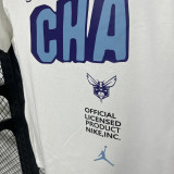 T113 HORNETS CHA White High Quality Casual T-Shirt