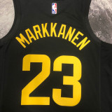 22-23 JAZZ MARKKANEN #23 Black Top Quality Hot Pressing NBA Jersey (Trapeze Edition)