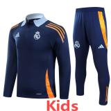 24-25 RMA Royal blue Kids Half Pull Tracksuit (童装)(半拉链)