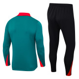 24-25 LIV Green Kids Half Pull Tracksuit (童装)(半拉链)