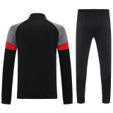 2025 AD Black Jacket Tracksuit #2313