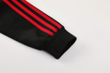 24-25 Man Utd Black Jacket Tracksuit #01