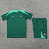 24-25 Portugal Green Training Short Suit