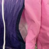 24-25 Germany Pink & White Double Sided Windbreaker (双面风衣)