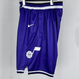 23-24 JAZZ Purple City Edition Top Quality NBA Pants