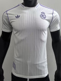 25-26 RMA White Special Edition Player Version Training Shirts *紫色标