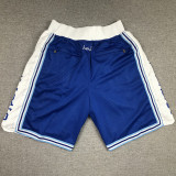 Lakers LOS Blue City Edition Top Quality NBA Pocket Pants *湖人队